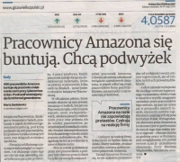 400 pracownik&oacute;w Amazona podpisuje petycję