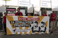 Kolejny protest na lotnisku w Poznaniu